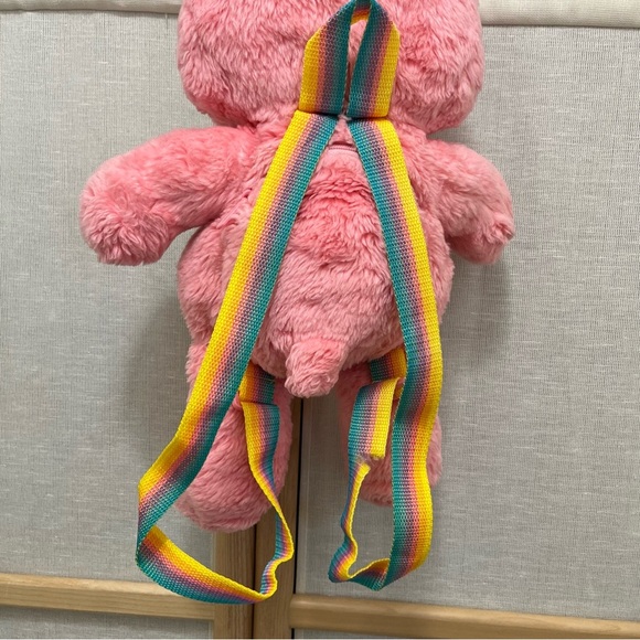 Vtg 2003 Care Bear Love-A-Lot Backpack Rainbow Straps - Picture 4 of 8